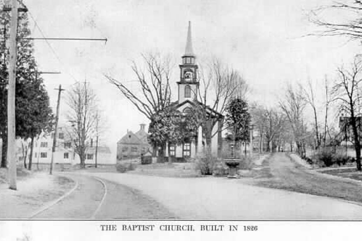 The Baptist Church Built in 1876