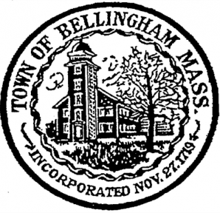 Town of Bellingham, Mass, Incorporation November 27, 1719