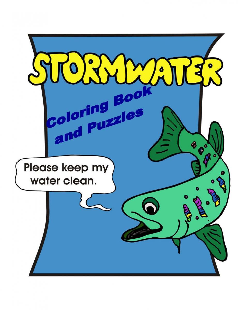 A fish says, "Please keep my water clean."