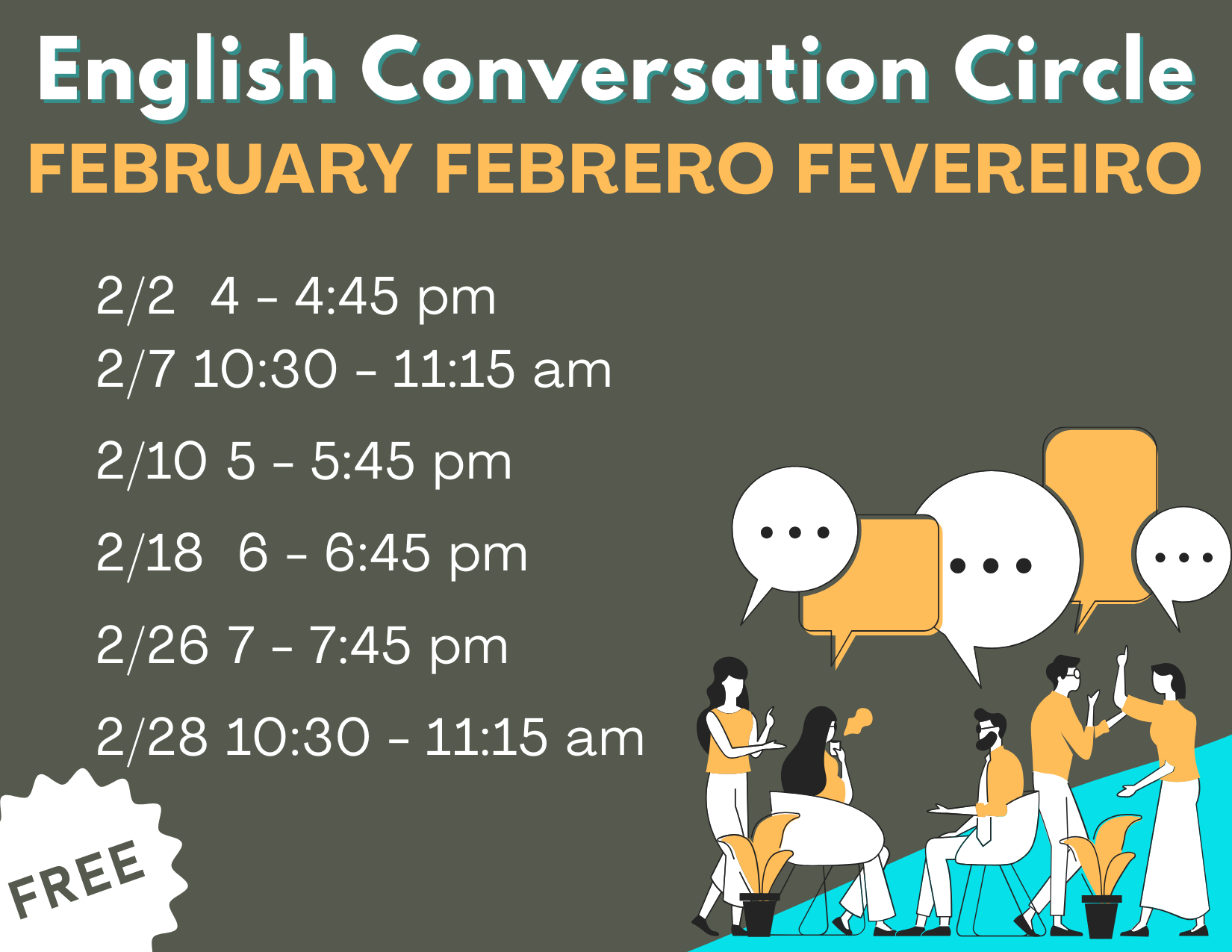 2.26 English Conversation Circle - February 2026 website