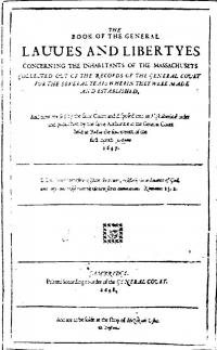 The Book of the General Lauues and Libertyes