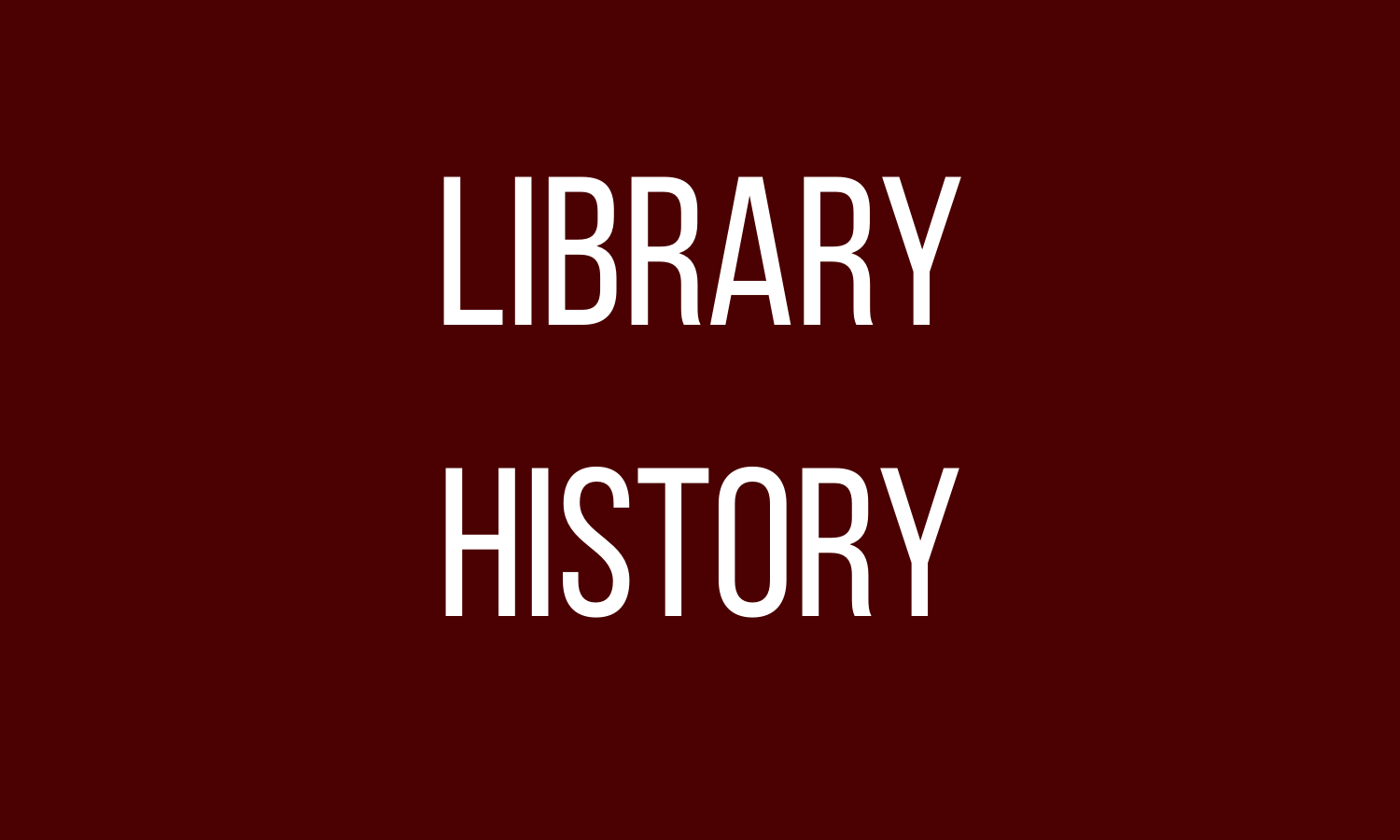 Library History
