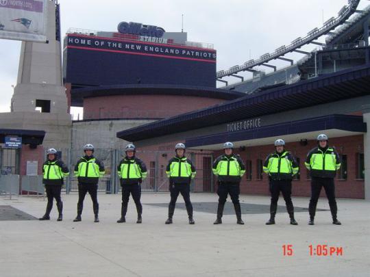 MOP unit, Squad 4  Officer Melanson (Second from right)