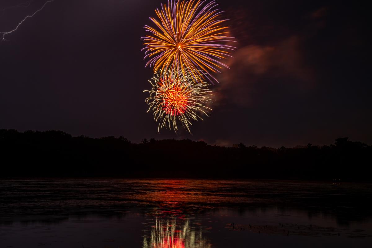 3rd Place Winner in the Town Events Category - Silver Lake Fireworks 4th of July by Craig Bartelloni