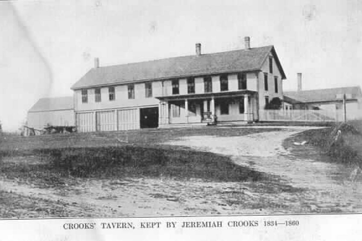Crooks Tavern, Kept by Jeremiah Crooks 1834-1860