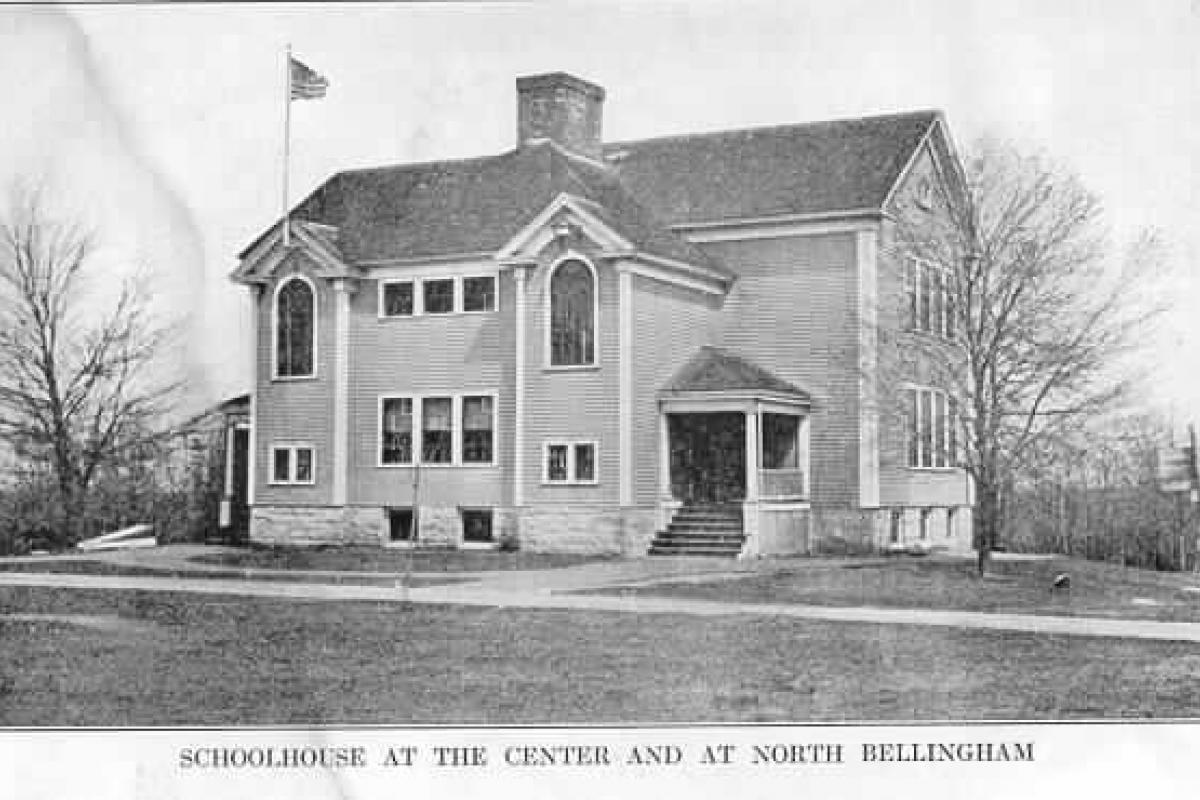 Schoolhouse at the Center and at North Bellingham