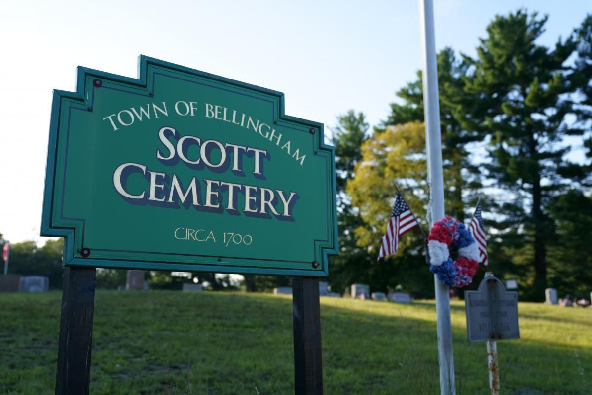 Scott Cemetery Bellingham Mass