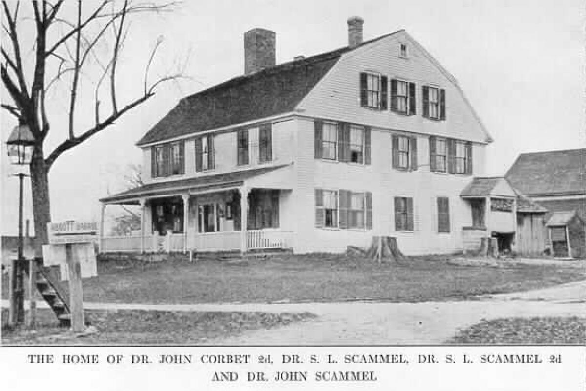 The Home of Dr. John Corbet 2d, Dr. S. L. Scammel, Dr. S. L. Scammel 2d and Dr. John Scammel