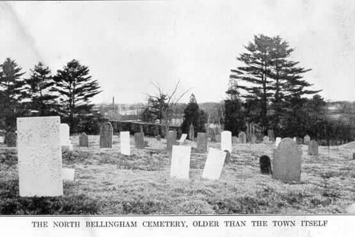 The North Bellingham Cemetery, older than the town itself