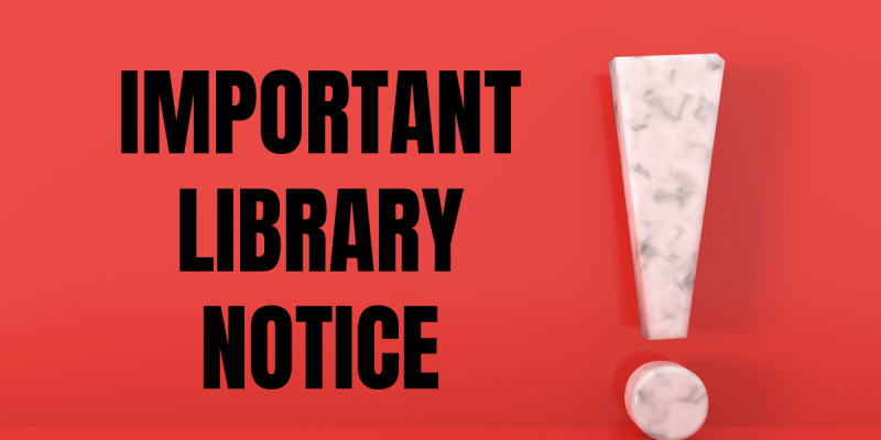 important library notice